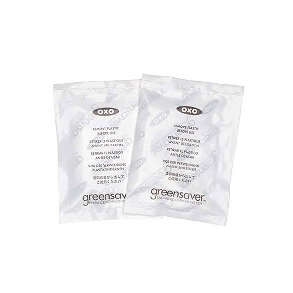 OXO GREENSAVER ACTIVATED CARBON REFILLS 2 PACK