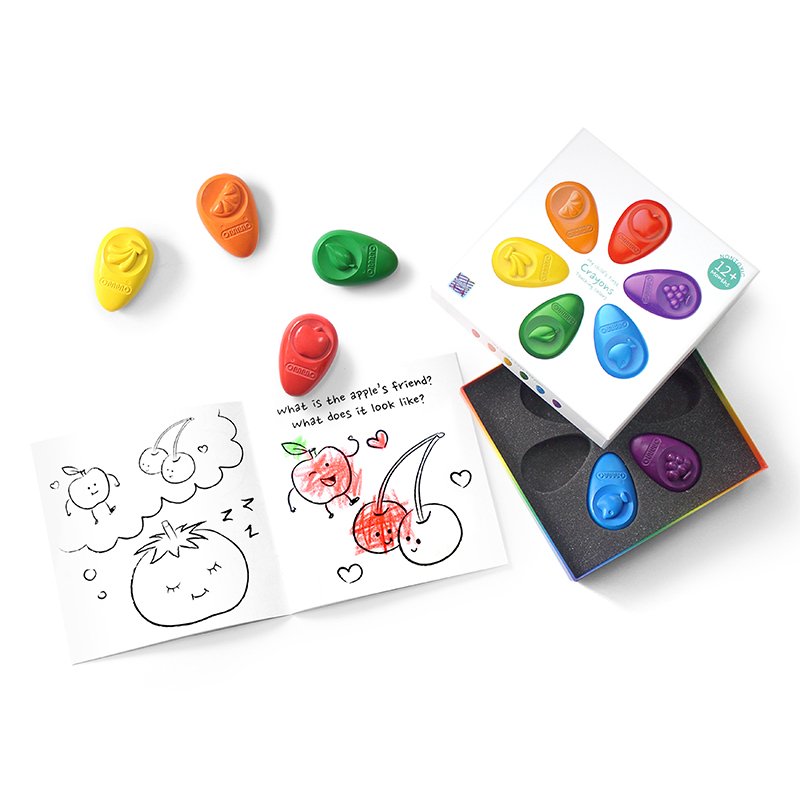 OMMO Baby Crayons 6 Color set