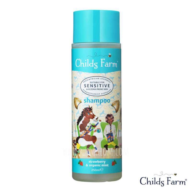 Childs Farm shampoo, strawberry & organic mint 250ml