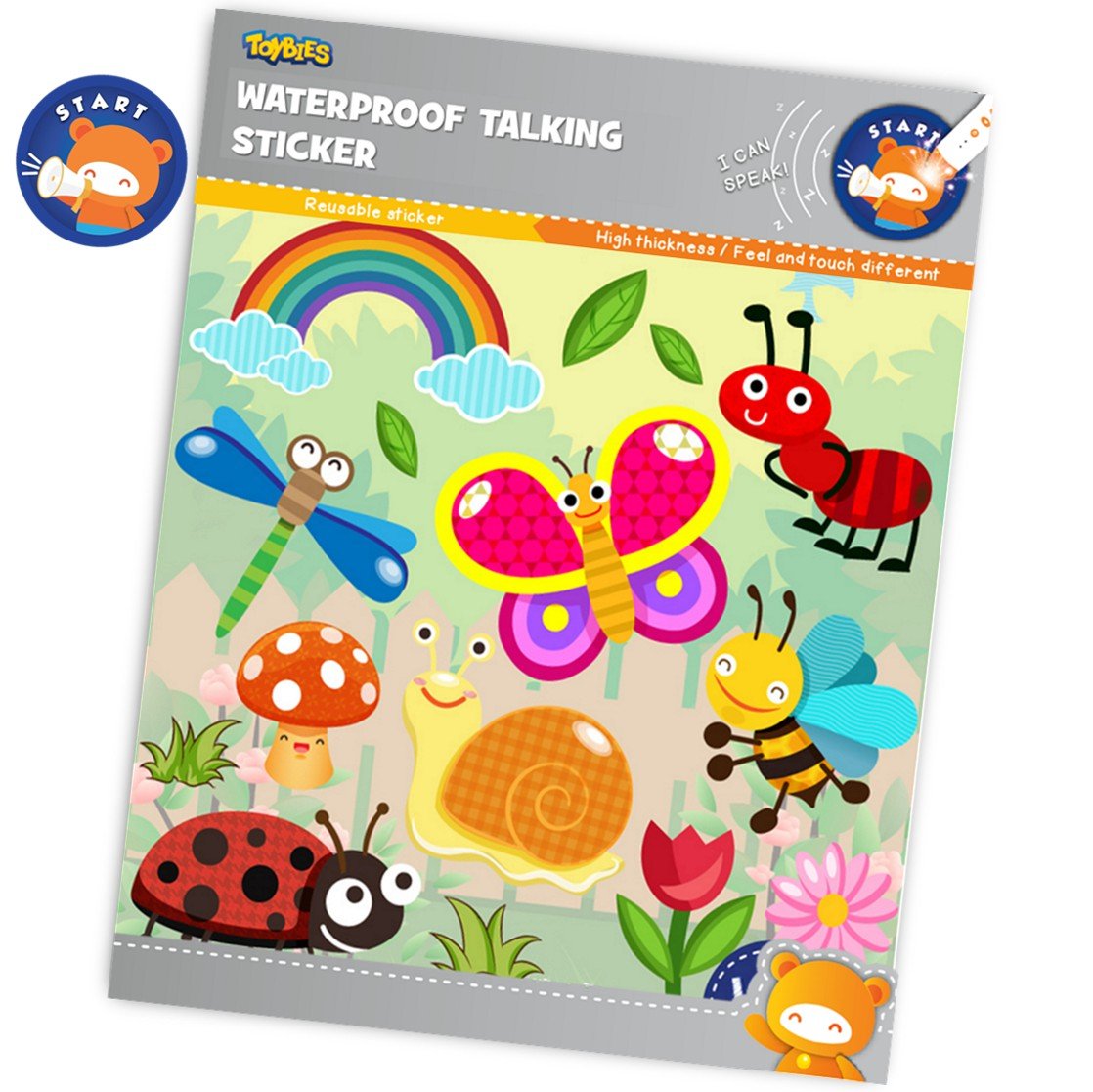 Sticker Reuseable - Insect