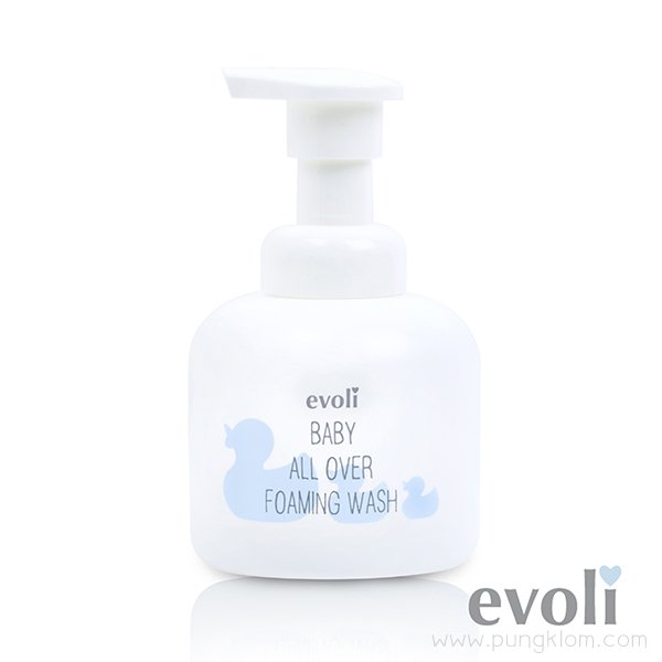 Evoli Baby All Over Foaming Wash 100ml โฟมอาบน้ำเด็ก