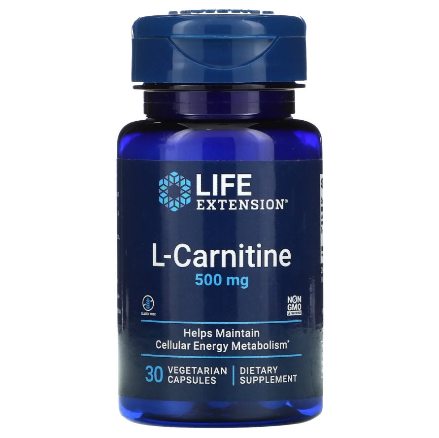 LCarnitine 500 mg. lifeextension