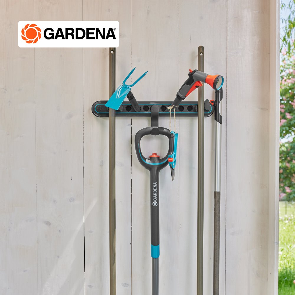 Garden Rack With Handle Gardena Tool Rack Flex made in Germany