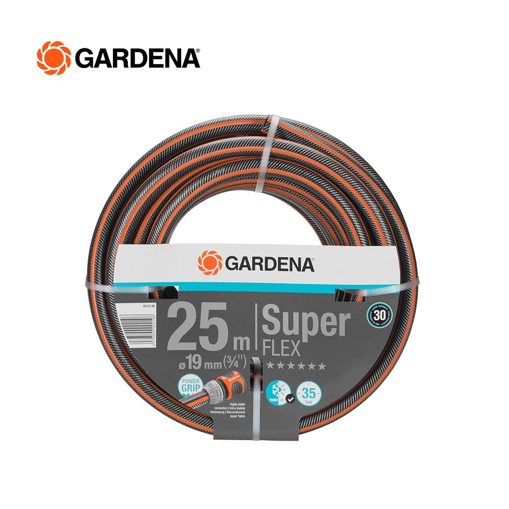 Gardena Superflex Hose 12x12 (3/4"), 25 m.