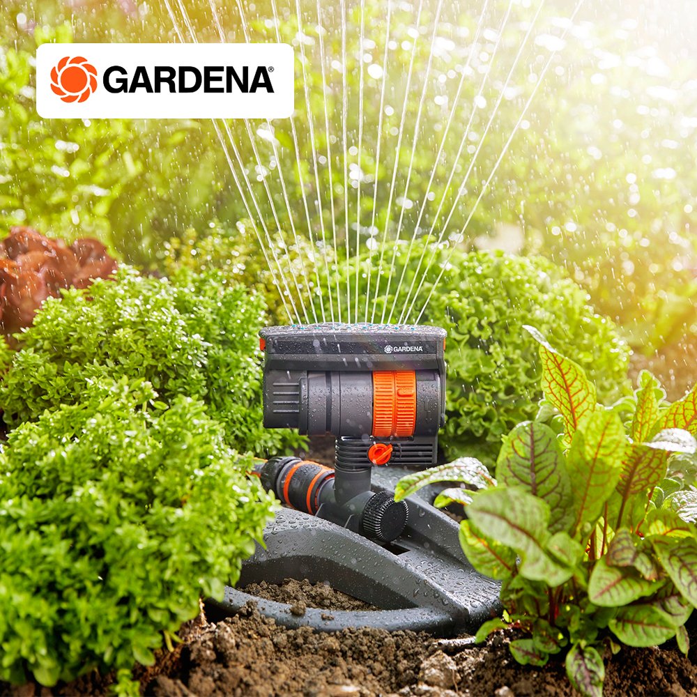 GARDENA Oscillating Sprinkler AquaZoom Compact gardena-oscillating-sprinkler-aquazoom-compact
