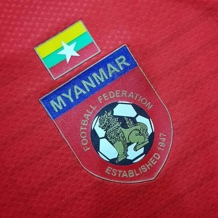 2020-2023 Myanmar National Team Football Soccer Authentic Genuine Jersey  Shirt Red - thailandoriginalmade