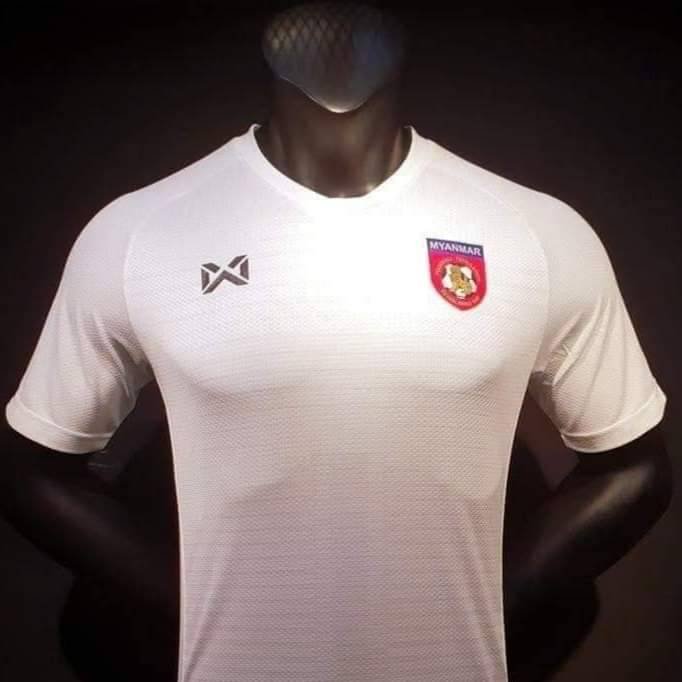 Myanmar National Team Football Soccer Authentic Genuine Jersey Shirt White  - thailandoriginalmade