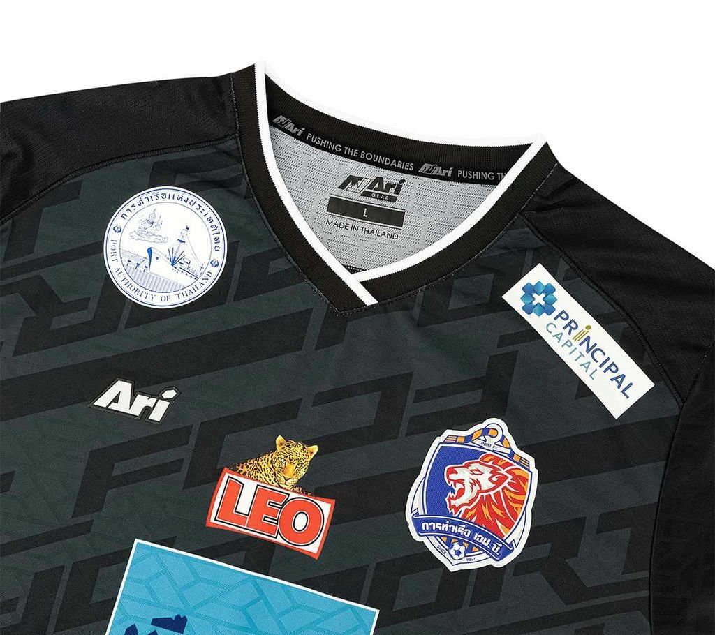 2022-23 Port FC Thailand Football Soccer League Jersey Shirt Goalkeeper  Purple - Player Edition