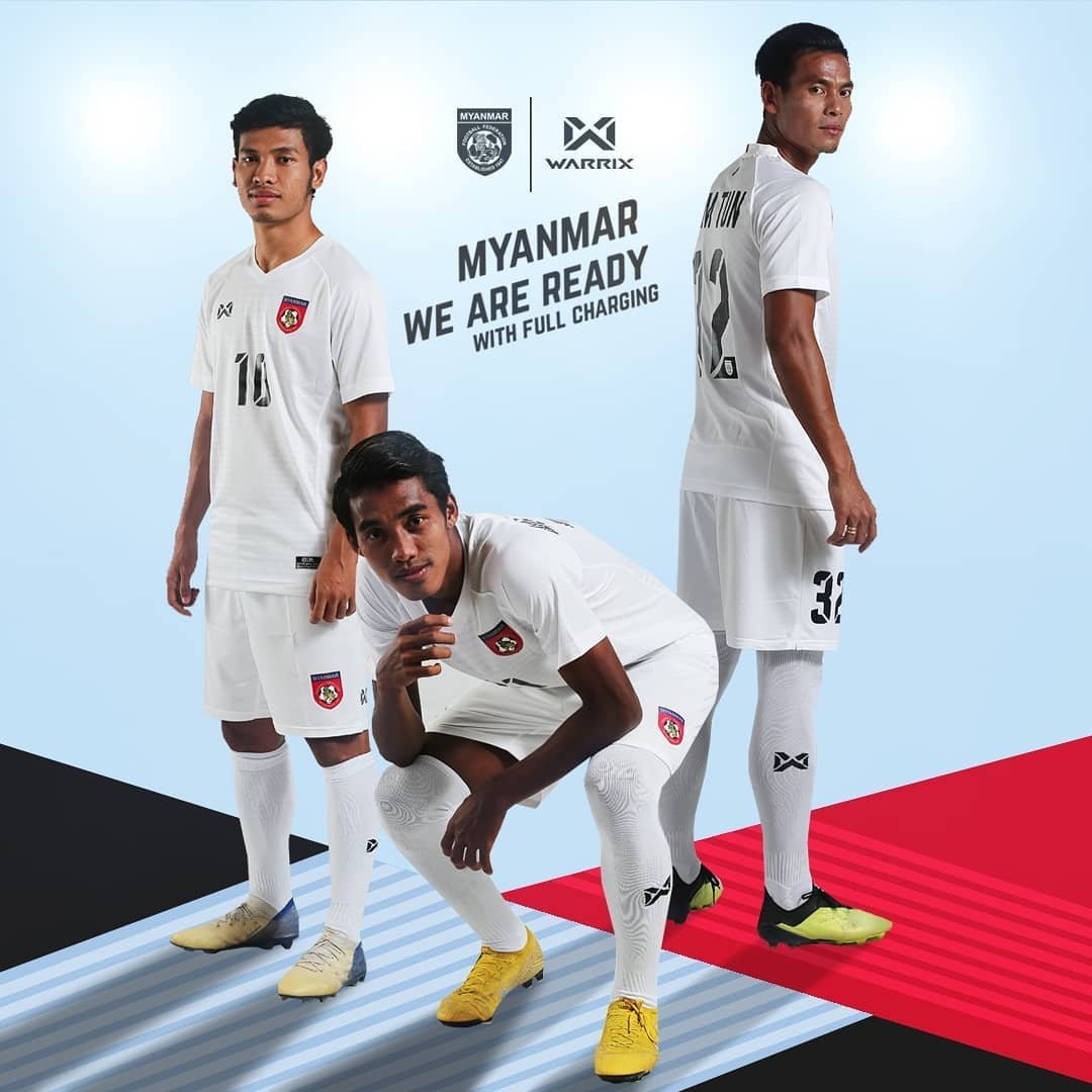 Myanmar National Team Football Soccer Authentic Genuine Jersey