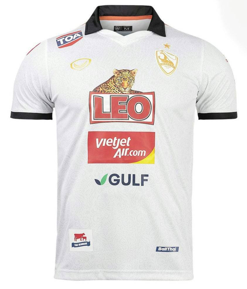 Chiang Rai United FC Thailand Football Soccer League Jersey Shirt Away White Player Edition