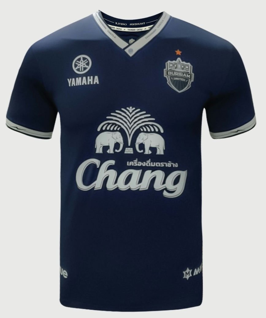 Buriram United Thailand Football Soccer League Jersey Shirt Home Blue - Player 2011 Retro Version