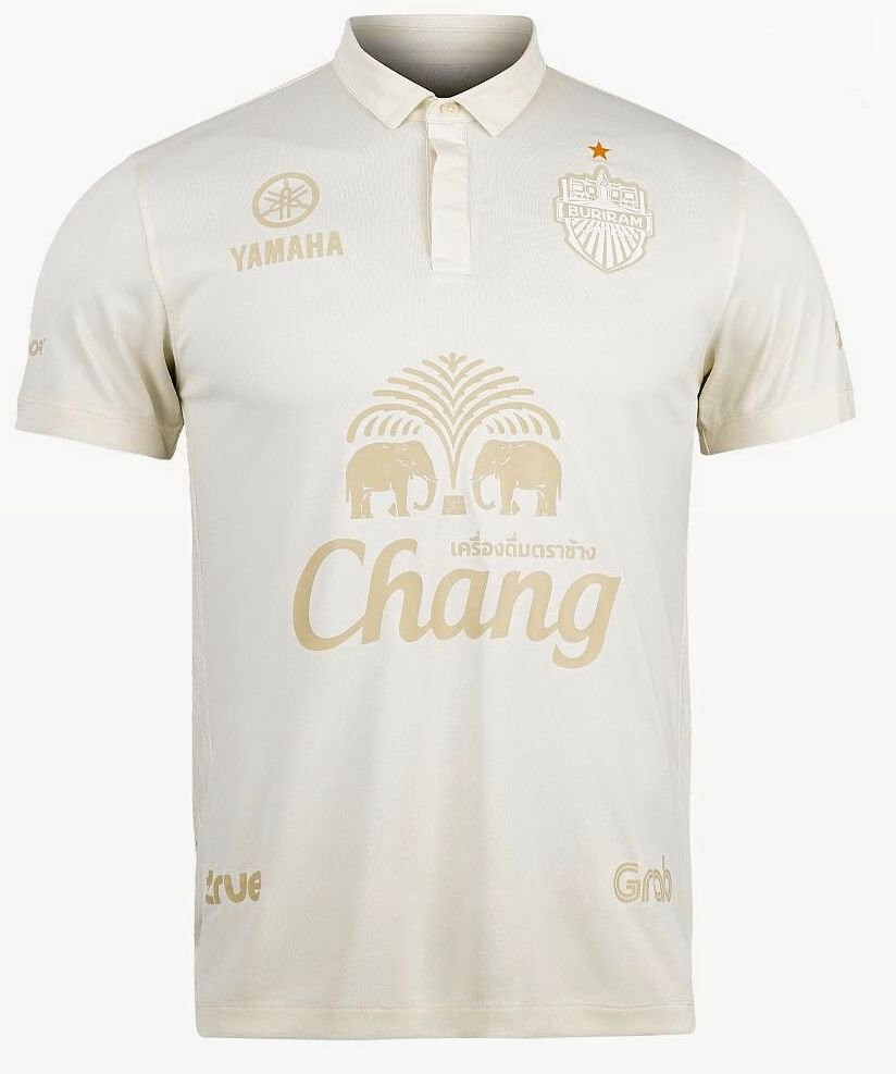 Buriram United Thailand Football Soccer League Jersey Shirt Away Cream - Player Version