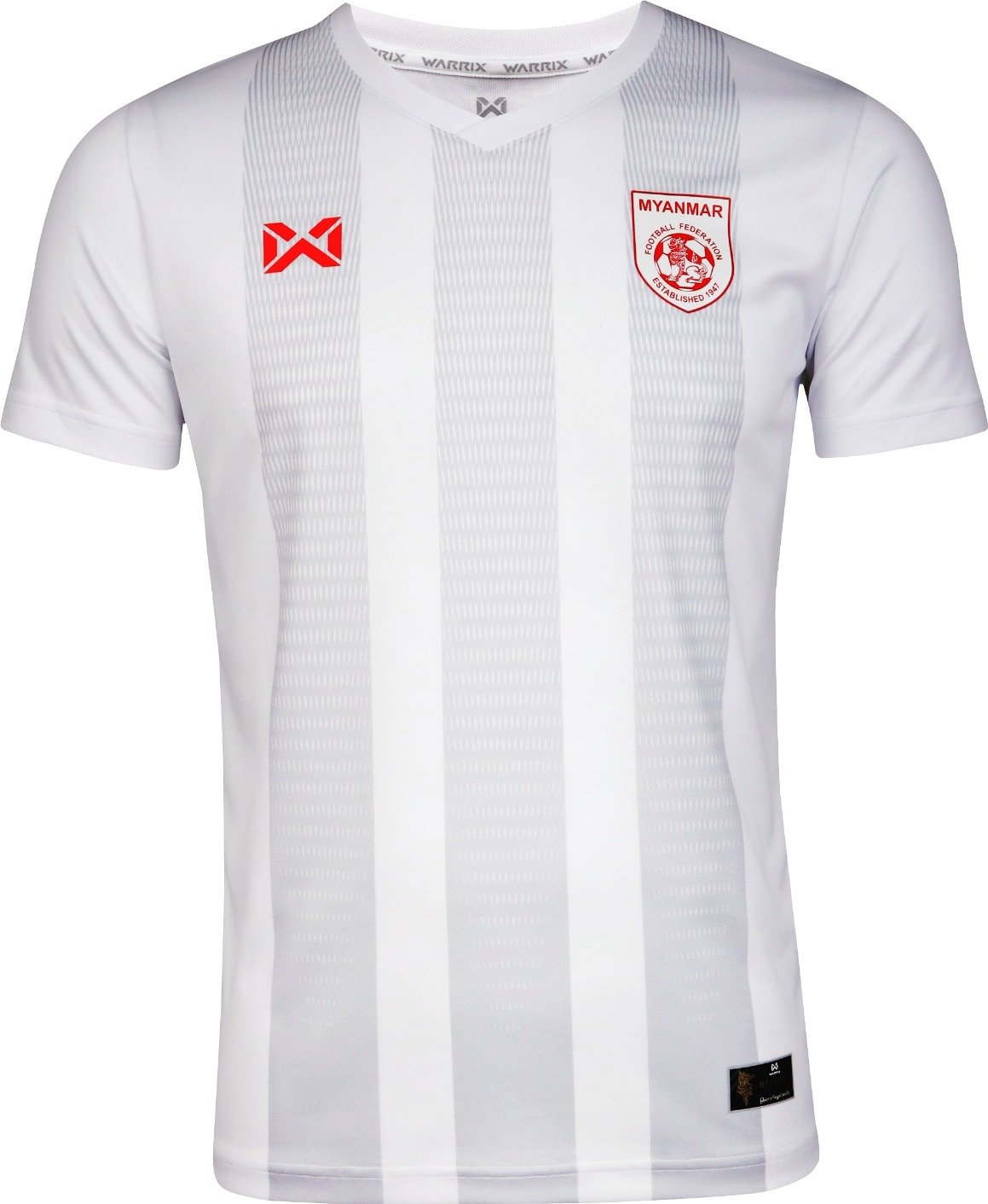 2020-2022 Myanmar National Team Football Soccer Authentic Genuine Jersey Shirt White