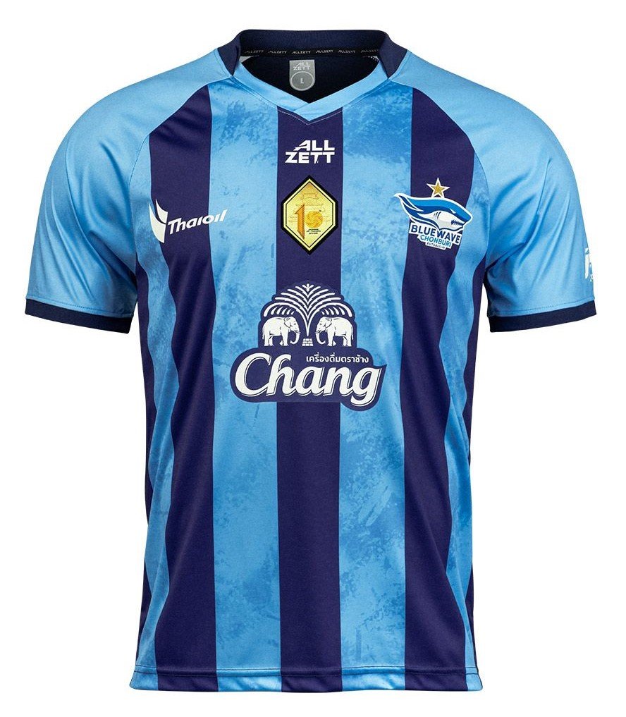 2023 - 24 Chonburi Bluewave Authentic Thailand Futsal League Jersey Shirt Player Home Blue