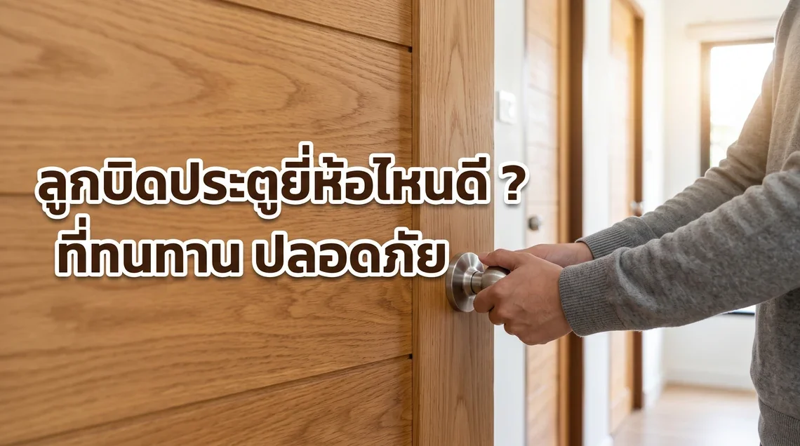 ภาพปกลูกบิดประตูยี่ห้อไหนดี รวมแบรนด์ยอดนิยม แข็งแรง ปลอดภัย