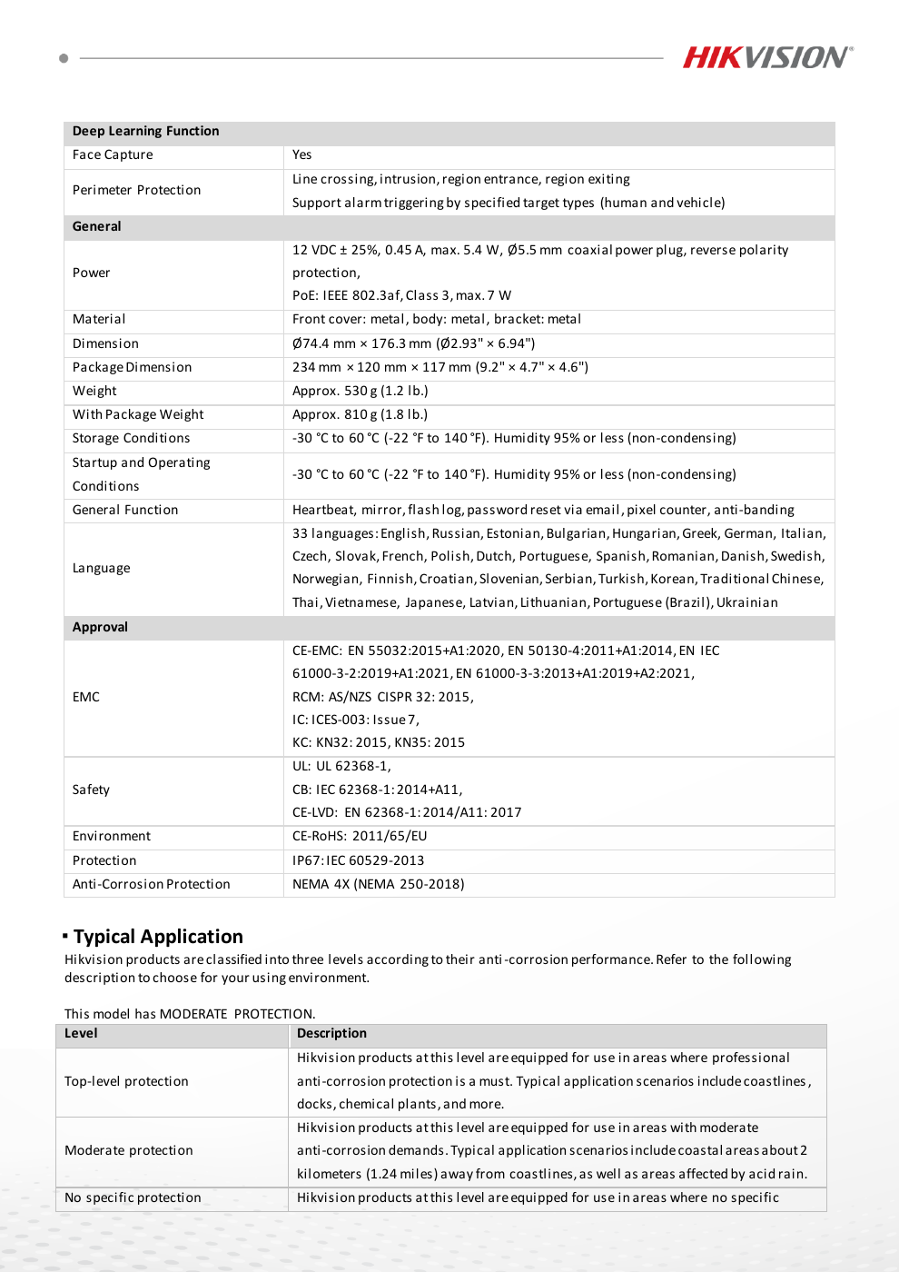 DS-2CD2067G3-LI(2U)Y สเปกหน้า 4