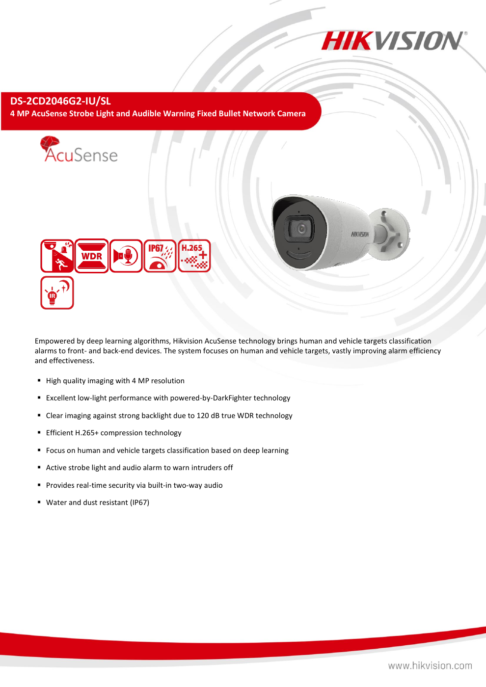 DS-2CD2046G2-IU/SL สเปกหน้า 1