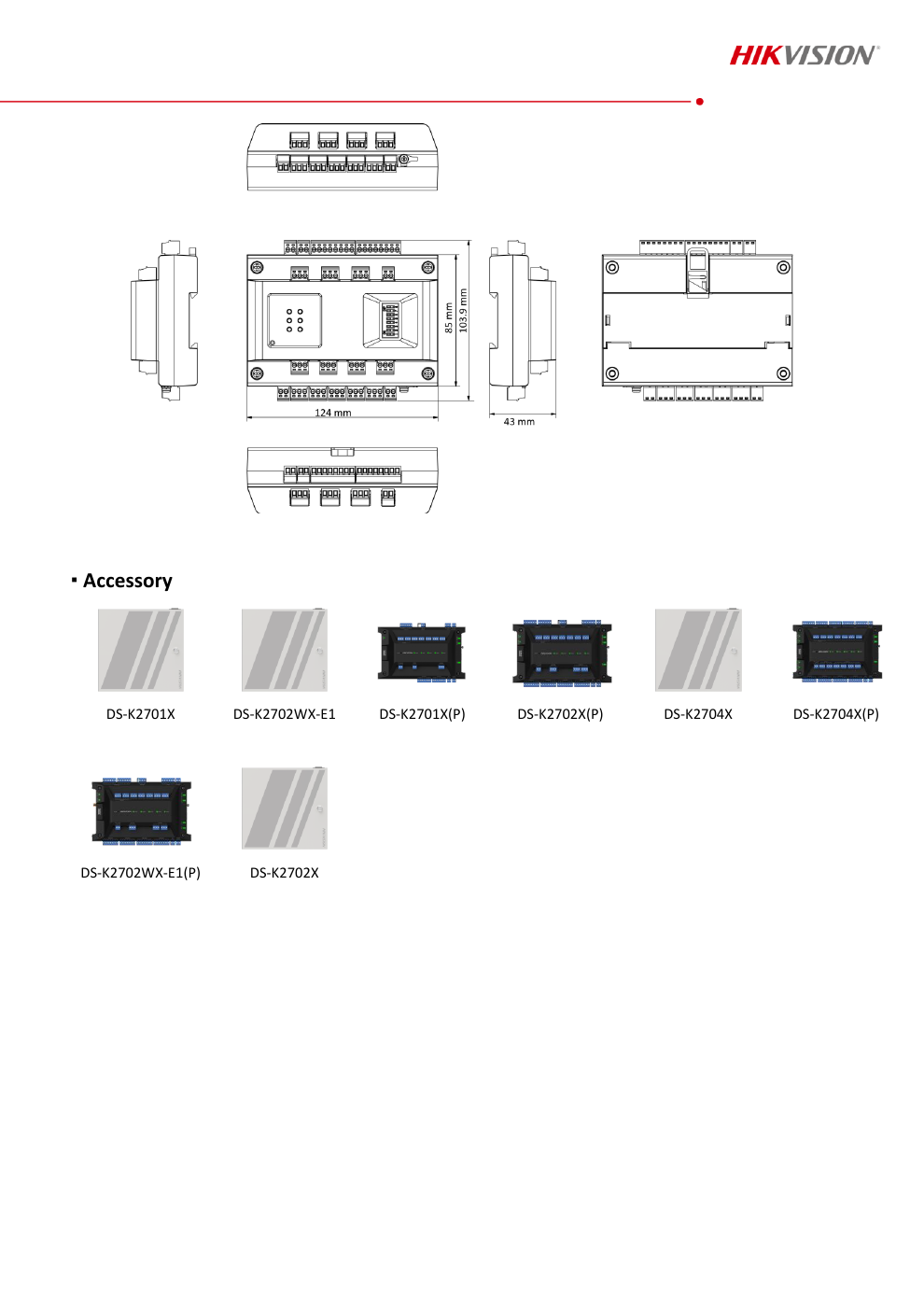 HIKVISION DS-K2M002X สเปกหน้า 3