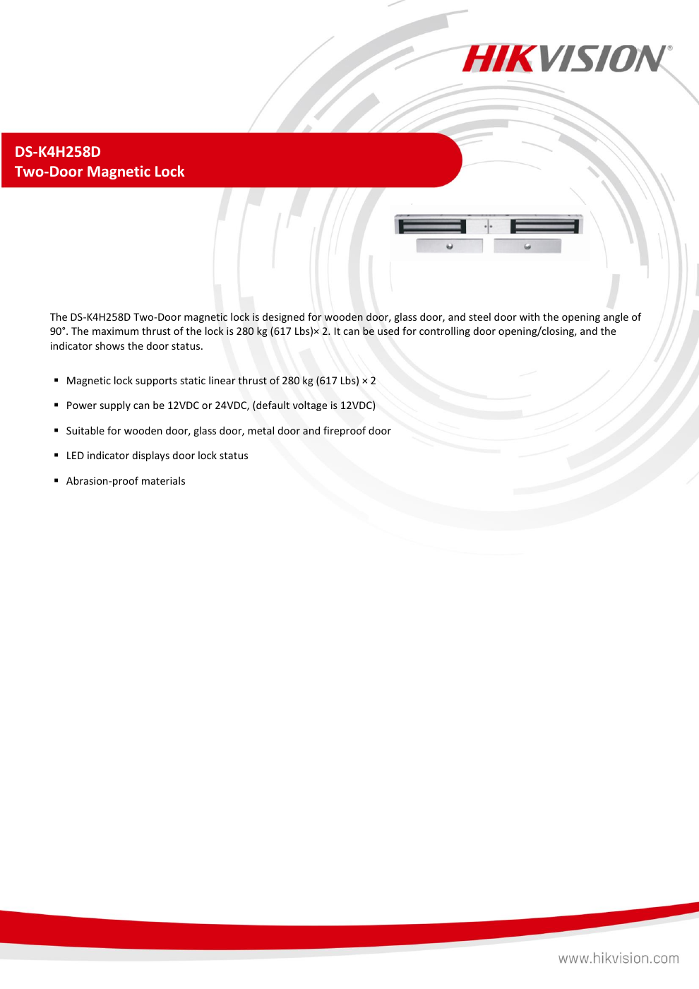 DS-K4H258D Data Sheet page 1