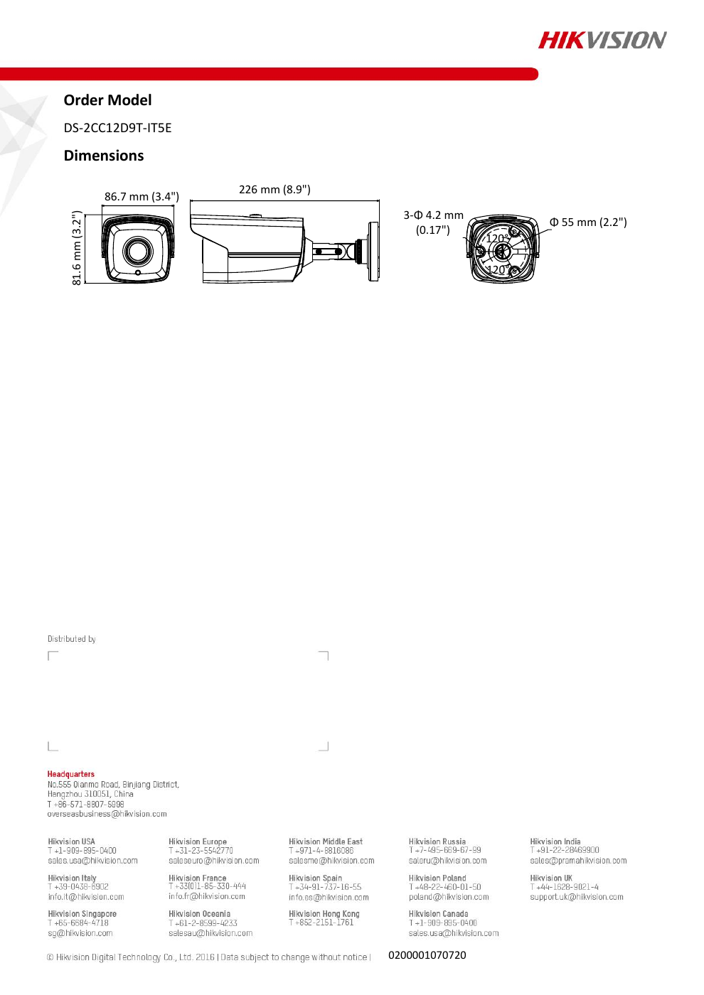 DS-2CC12D9T-IT5E specification page 3