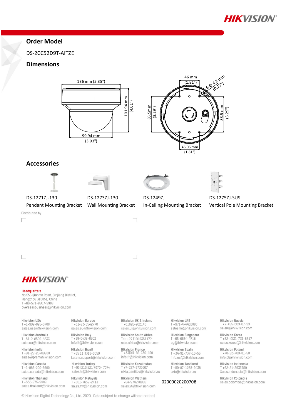 DS-2CC52D9T-AITZE specification page 3
