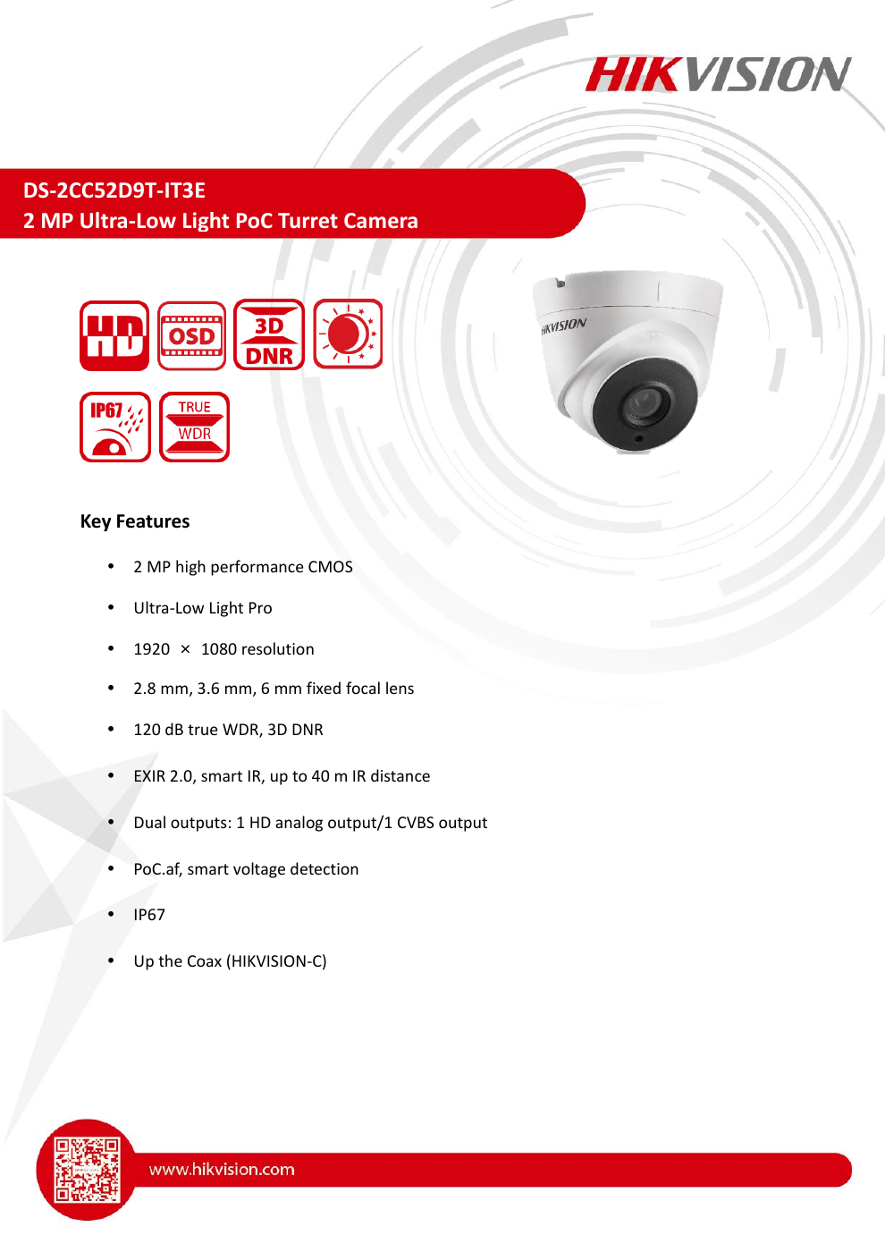 DS-2CC52D9T-IT3E specification page 1