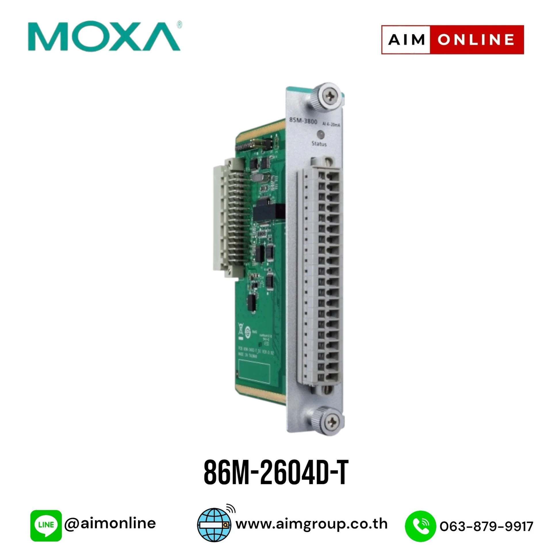 MOXA Rugged Controllers & I/Os Model:86M-2604D-T
