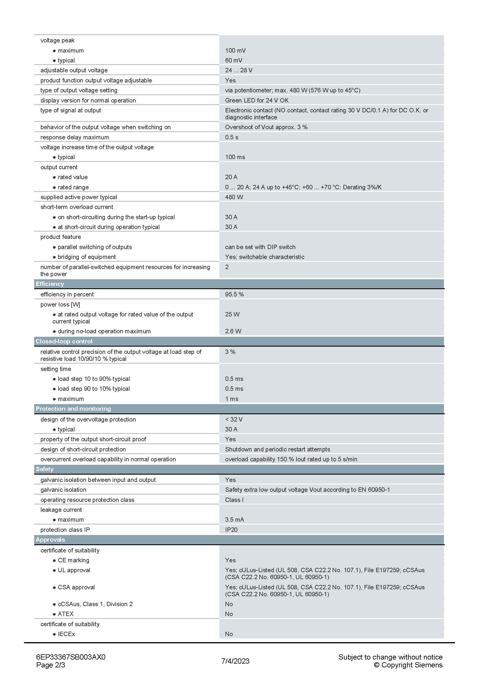 SIEMENS 6EP3336-7SB00-3AX0 สเปกหน้า 2