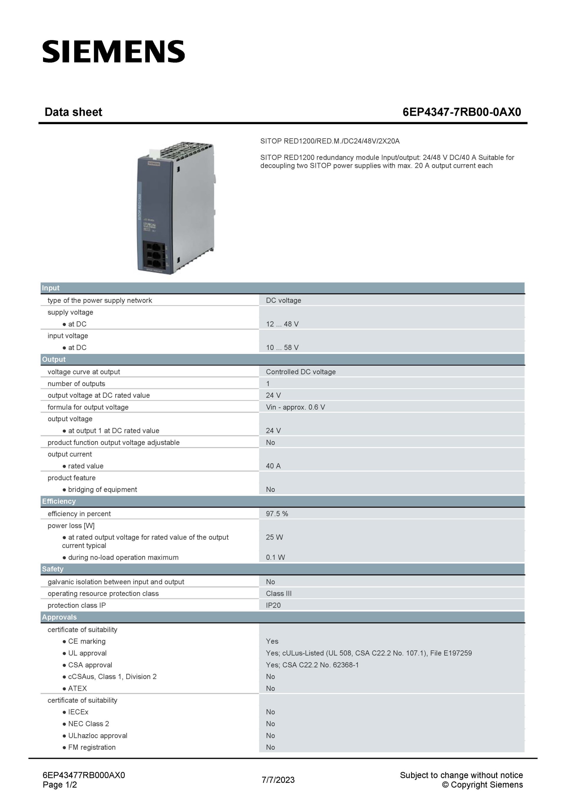 SIEMENS 6EP4347-7RB00-0AX0 สเปกหน้า 1