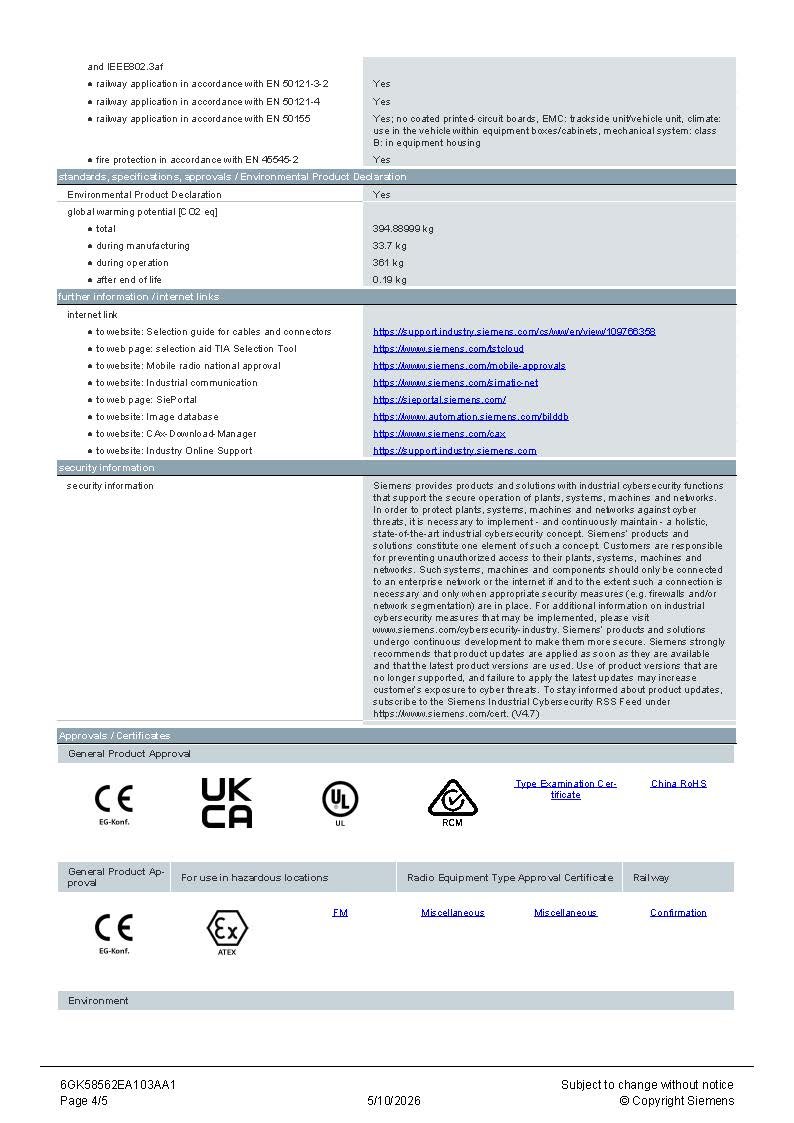 SIEMENS 6GK5856-2EA10-3AA1 สเปกหน้า 4