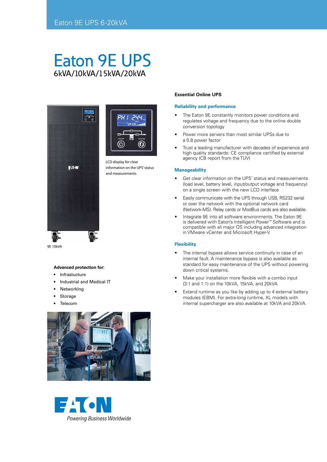EATON 9E10Ki สเปกหน้า 1