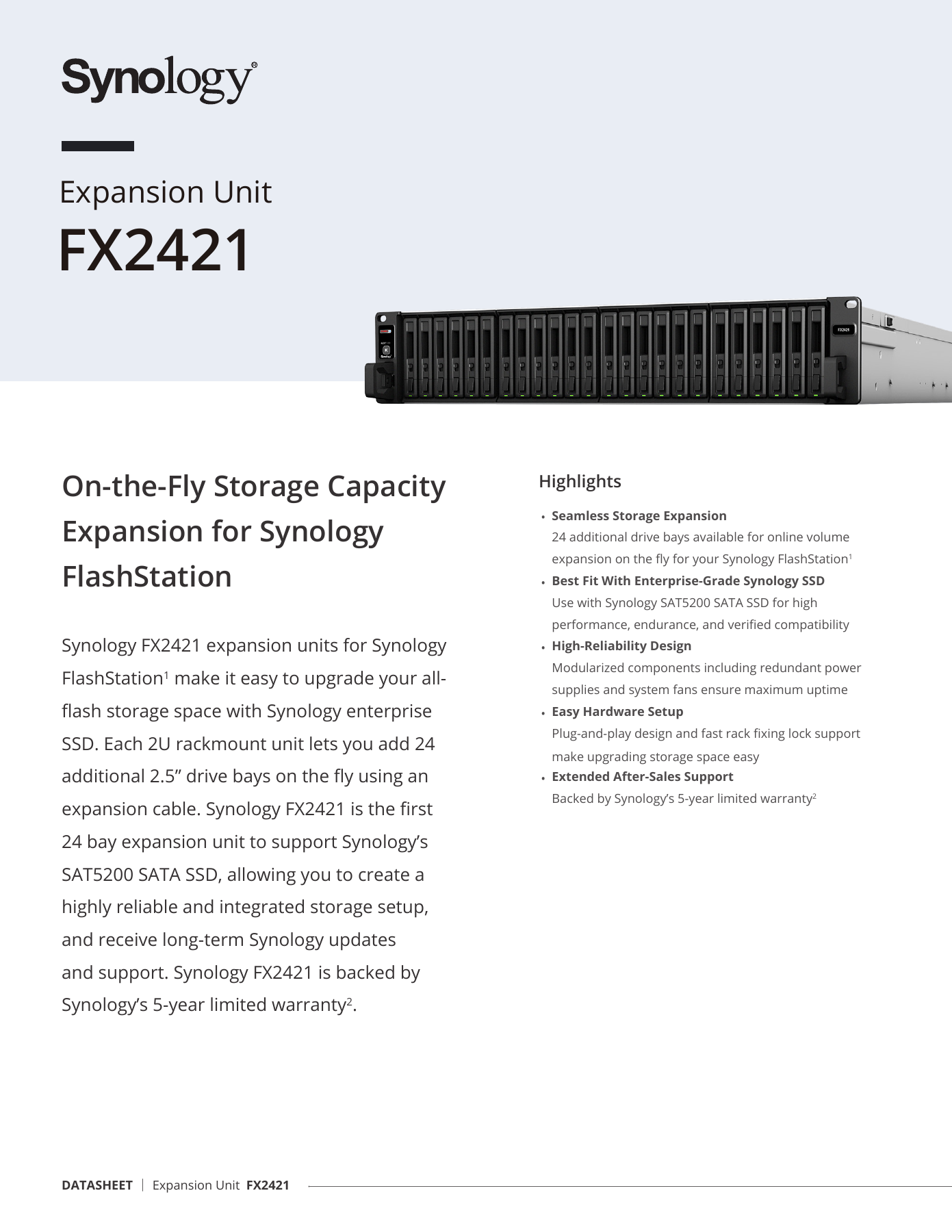 FX2421 สเปกหน้า 1
