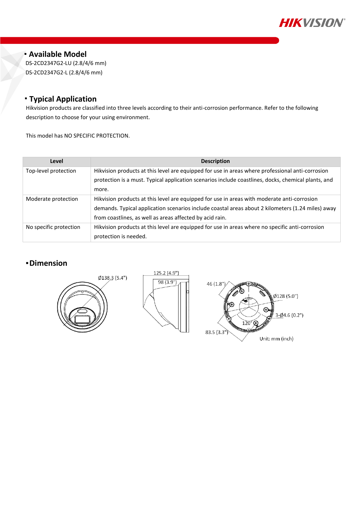 DS-2CD2347G2-L(U) Data Sheet page 5