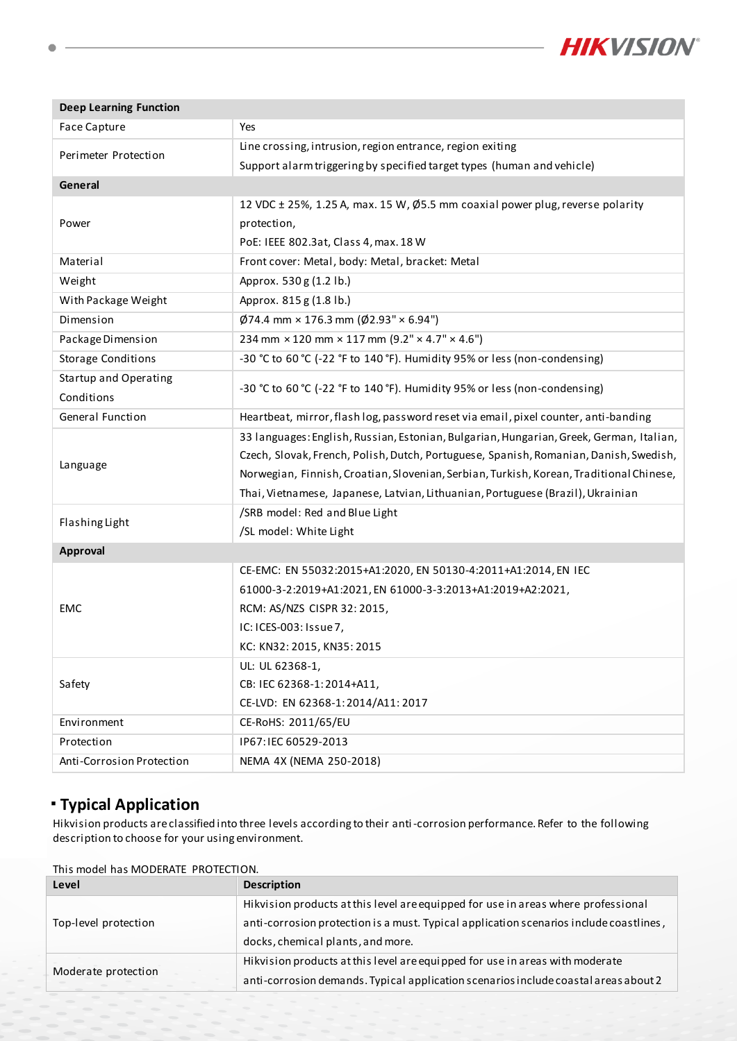 DS-2CD2067G3-LI2UY specification page 4