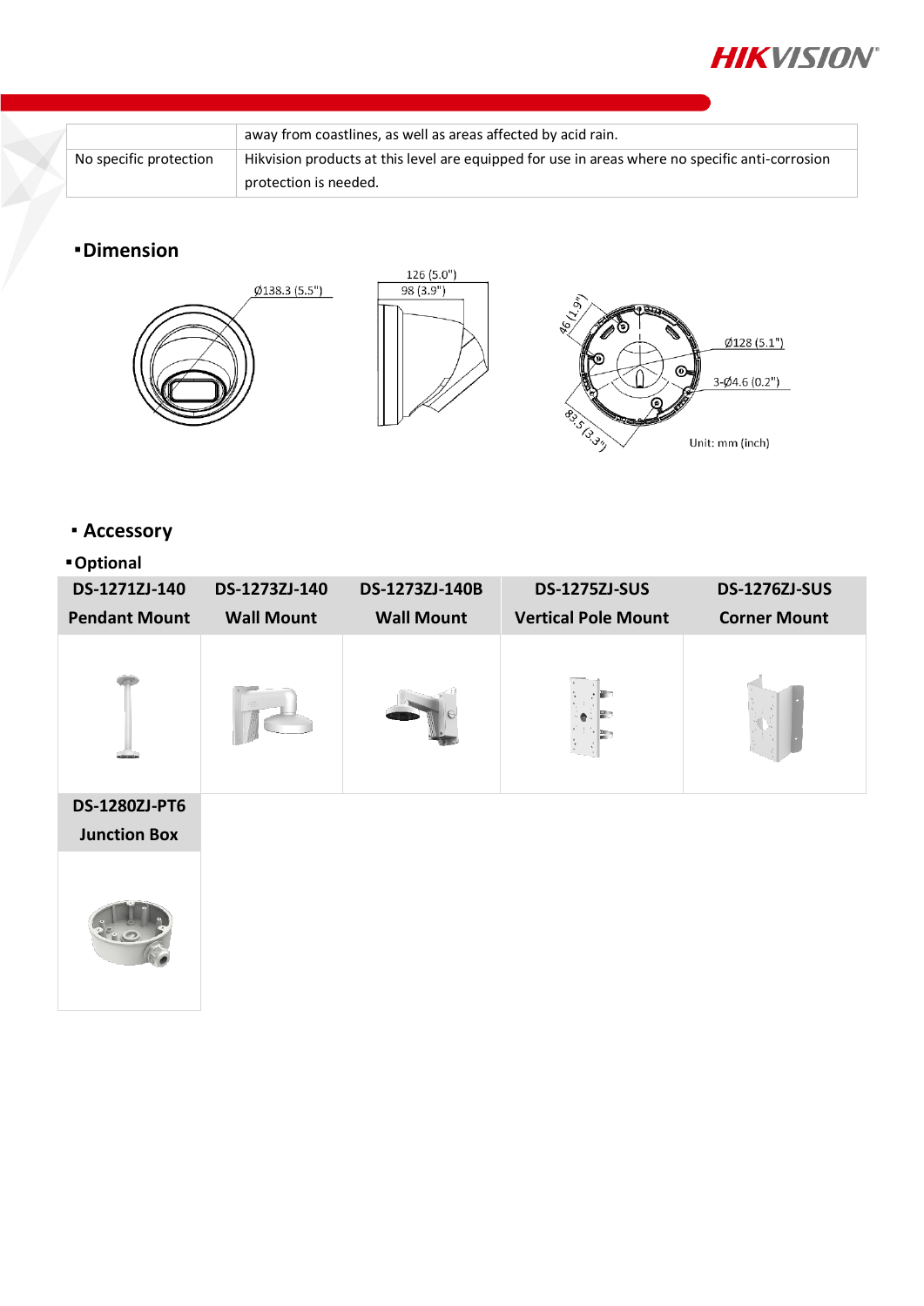 DS-2CD2H23G2-IZS Data Sheet หน้า 5