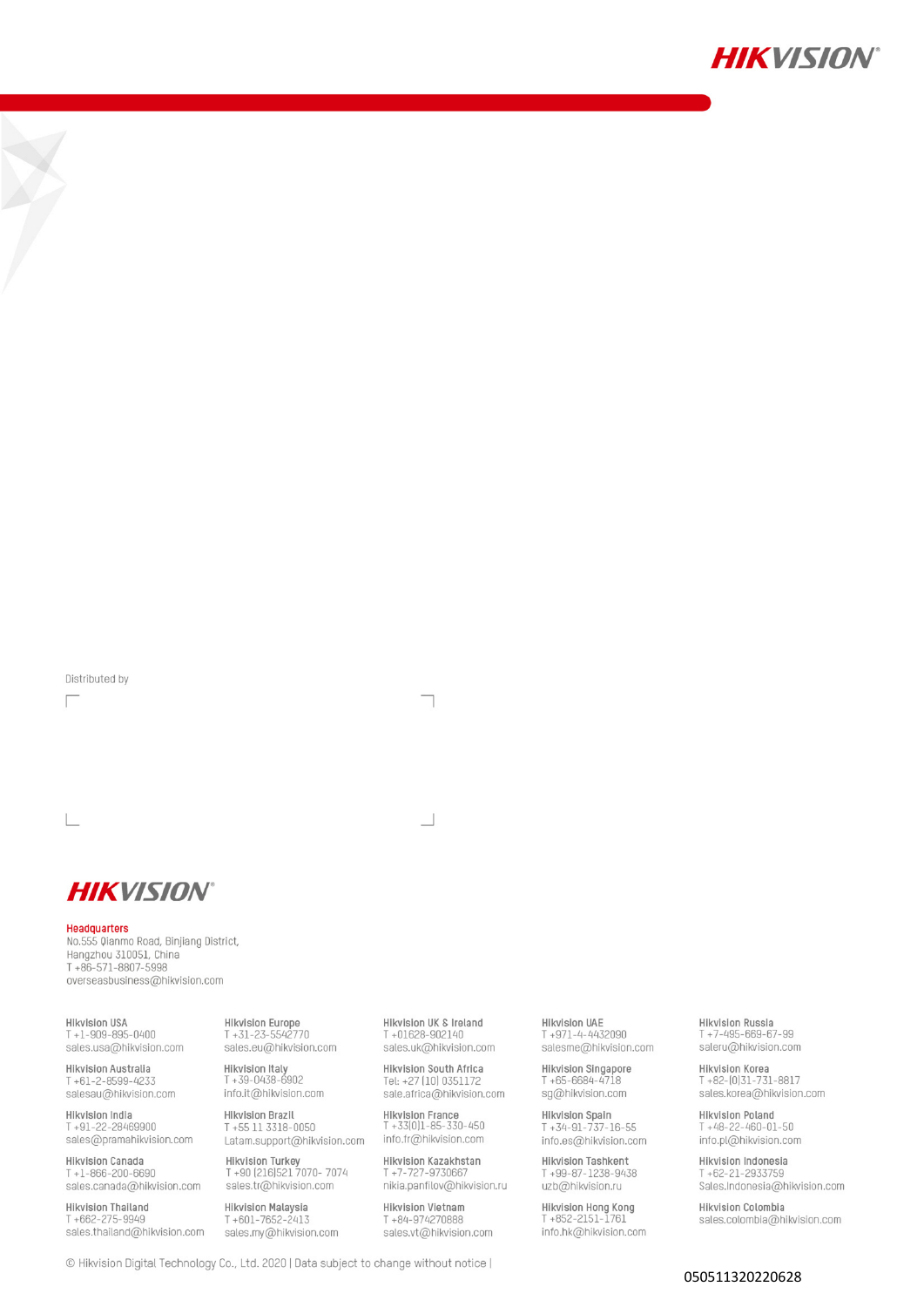 DS-2CD2H23G2-IZS Data Sheet หน้า 6