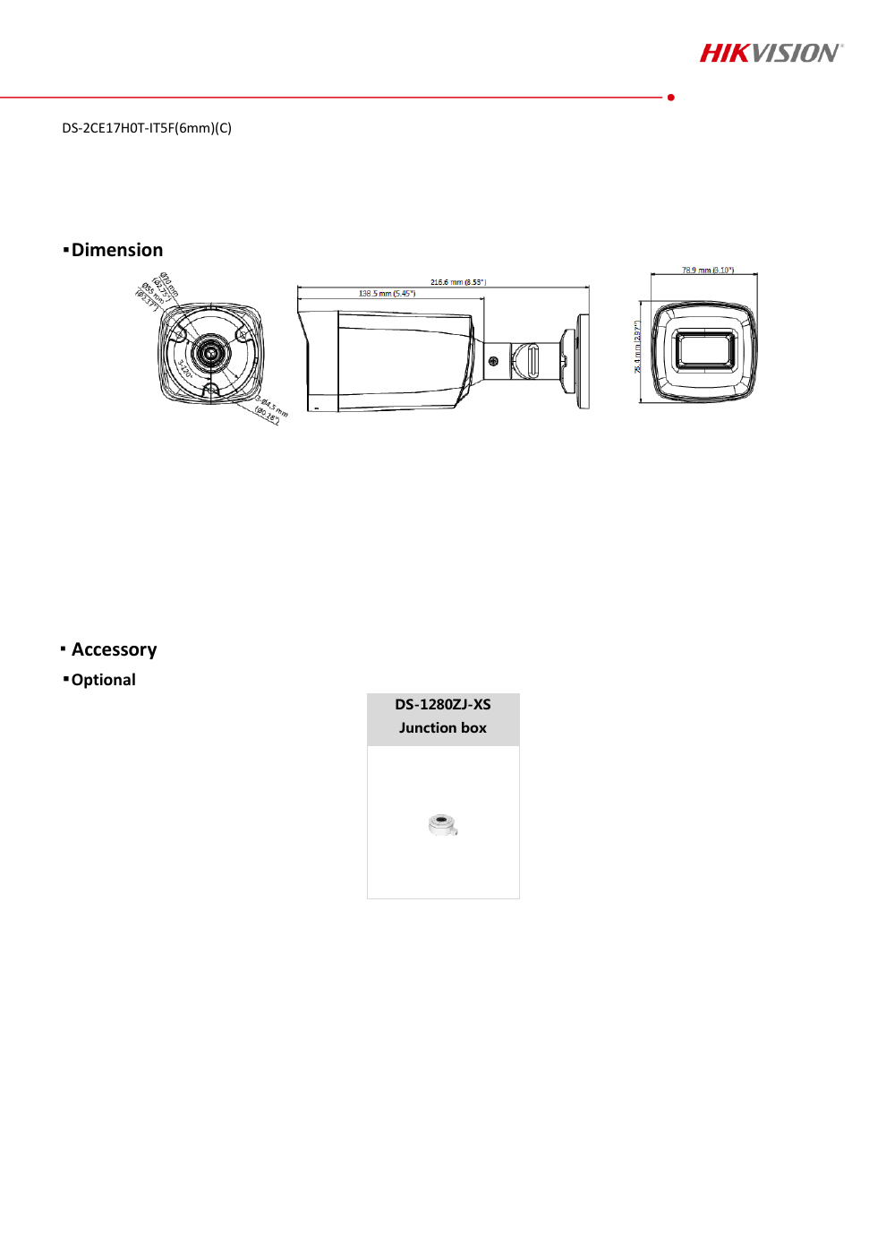 DS-2CE17H0T-IT5F(C) specification page 3
