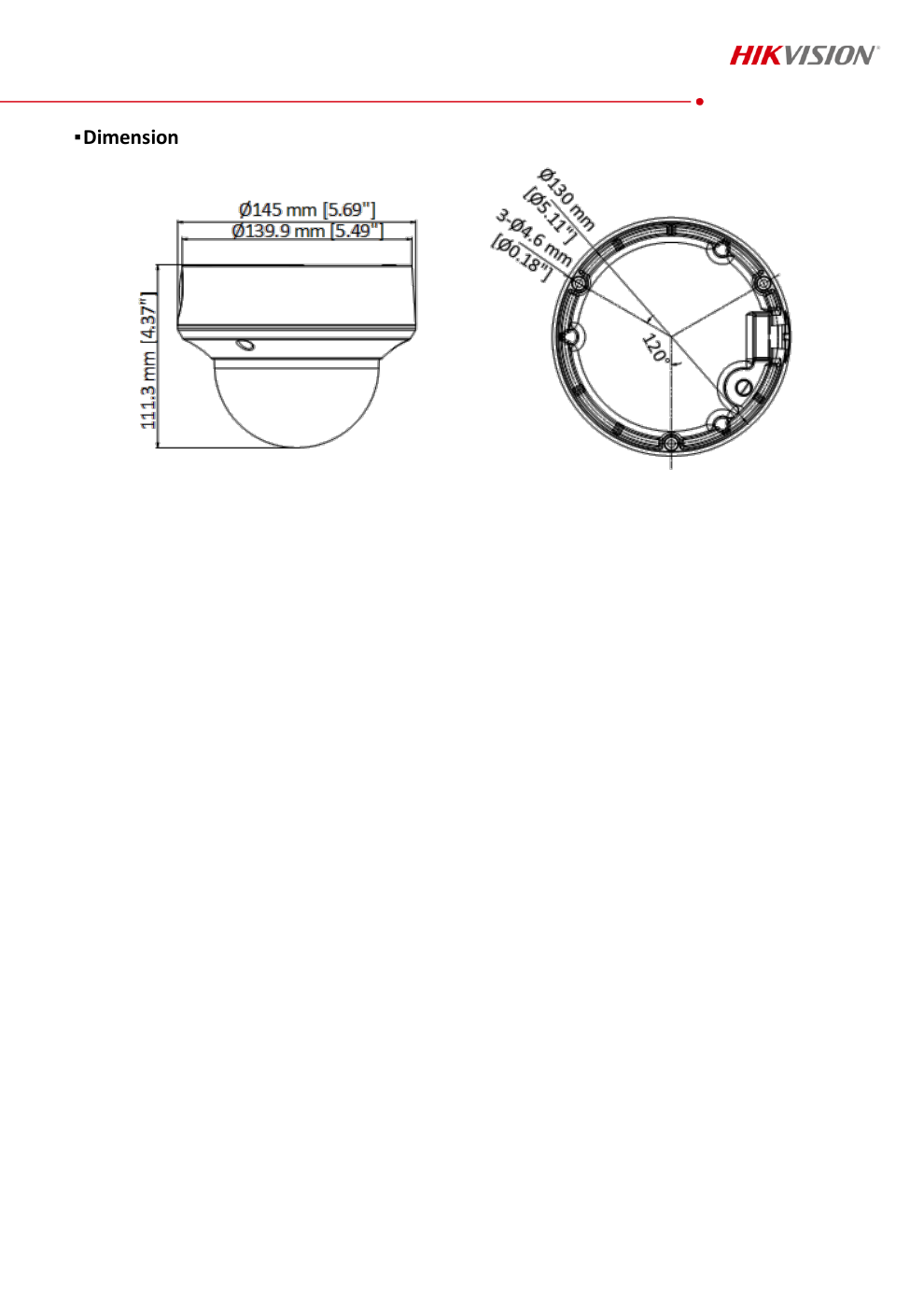 DS-2CE5AH0T-AVPIT3ZF(C) specification page 3