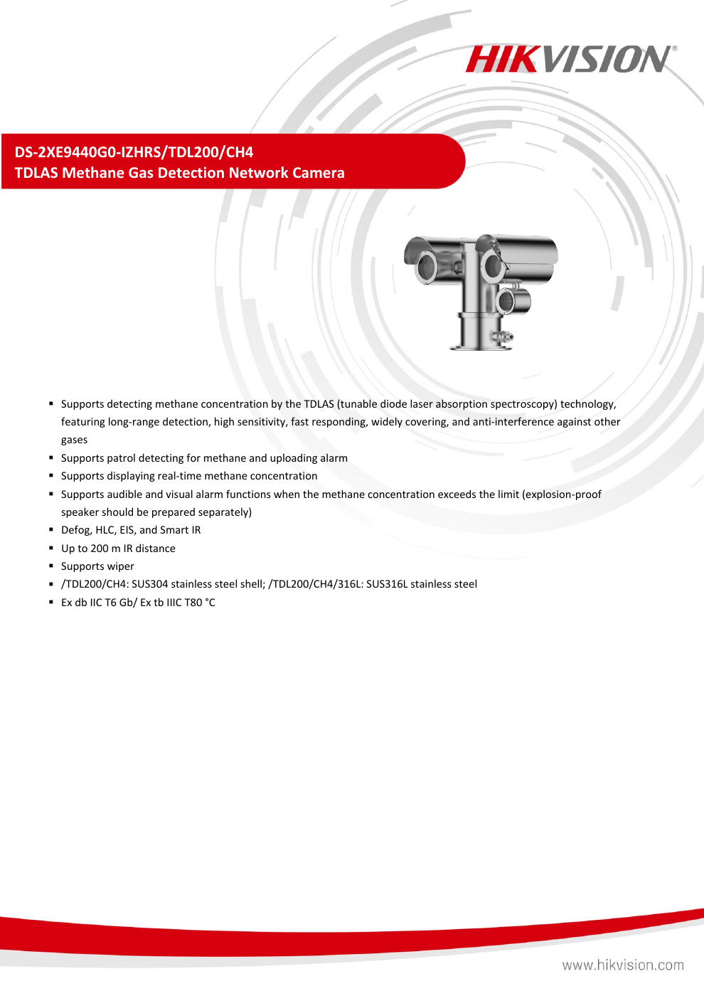 DS-2XE9440G0-IZHRS-TDL200 Data Sheet หน้า 1