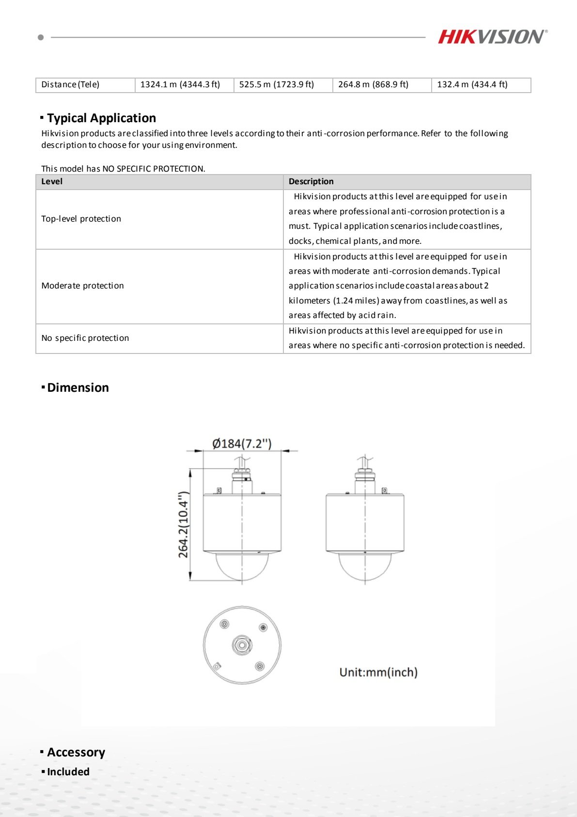 DS-2DF4420-DX(304)(D) Data Sheet หน้า 5