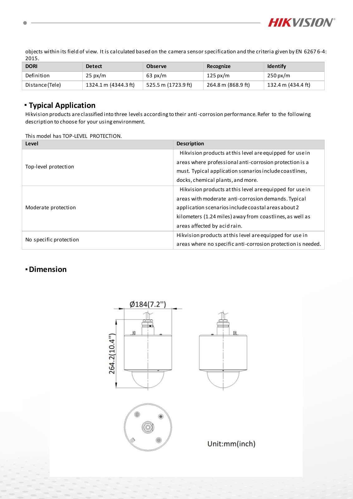 DS-2DF4420-DX(316L)(D) Data Sheet หน้า 5
