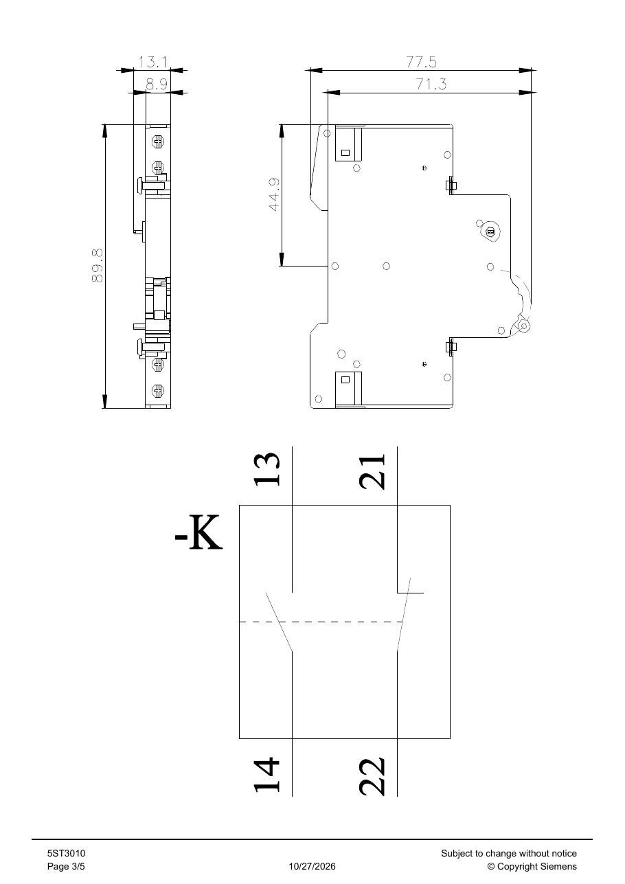 5ST3010 Data Sheet หน้า 3