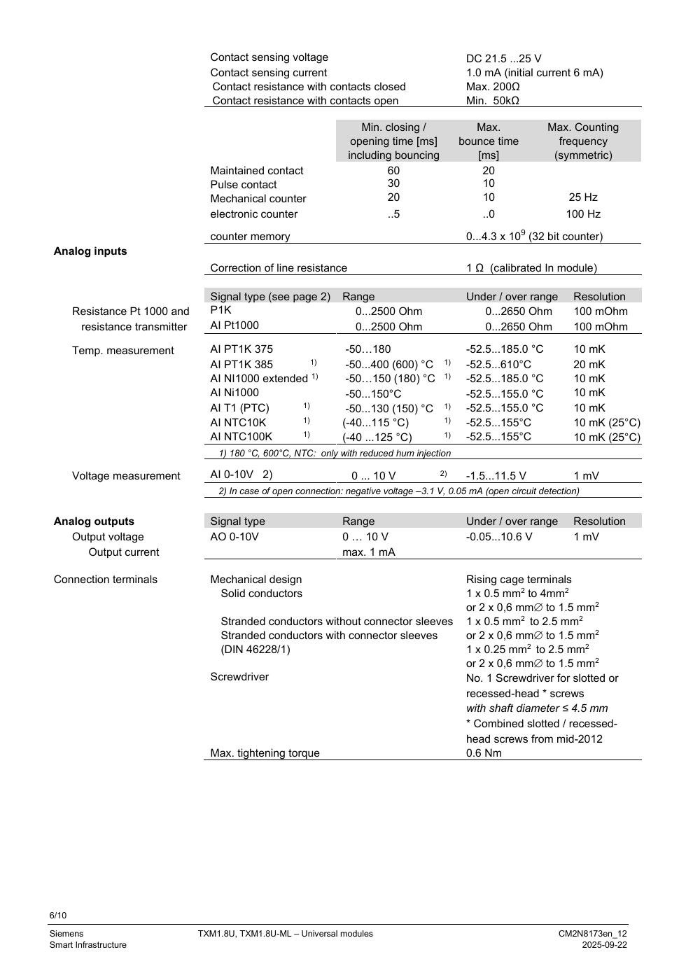 SIEMENS TXM1.8U Data Sheet หน้า 6
