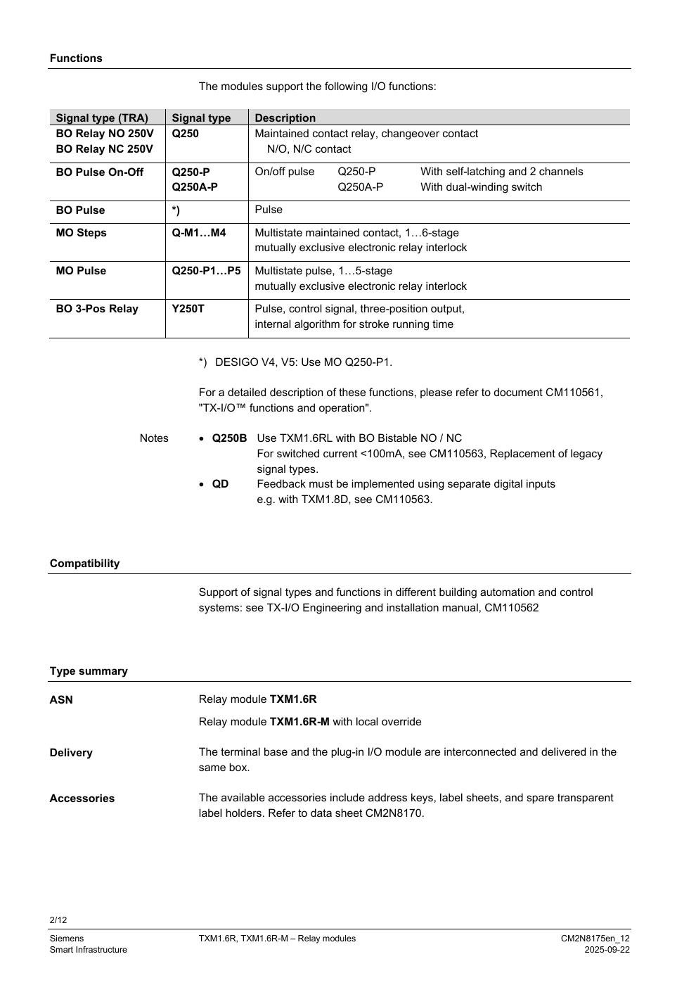 SIEMENS TXM1.6R Data Sheet หน้า 2