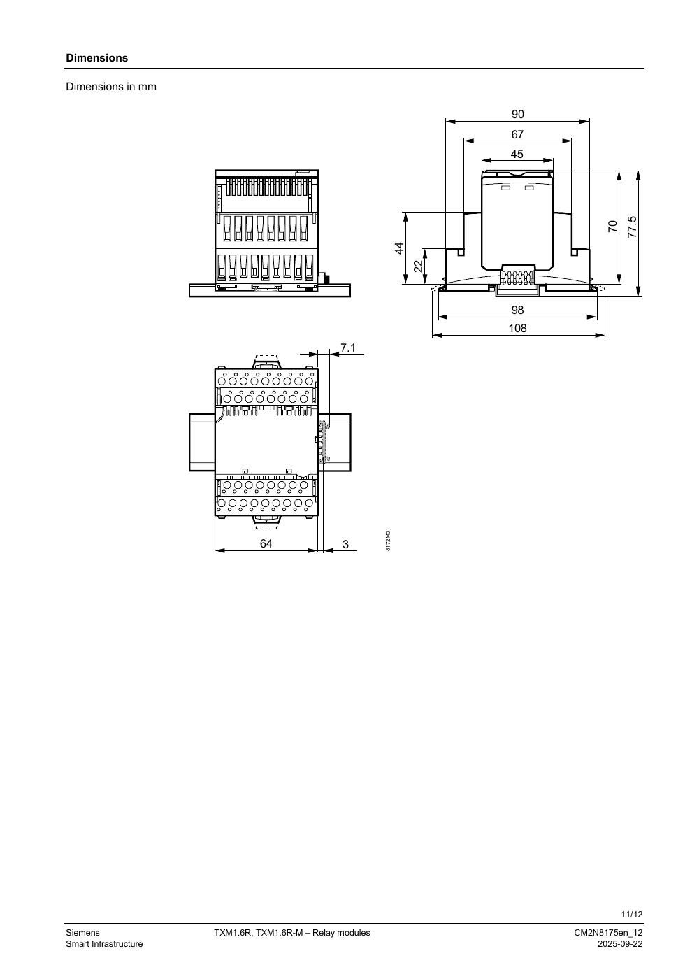 SIEMENS TXM1.6R Data Sheet หน้า 11