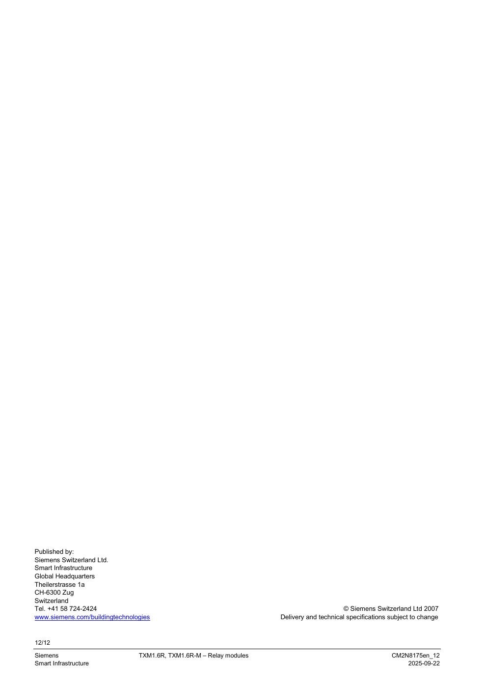 SIEMENS TXM1.6R Data Sheet หน้า 12