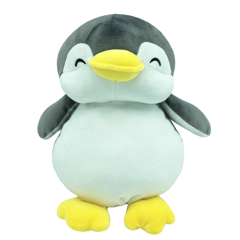 ตุ๊กตาแพนกวิน นุ่มนิ่ม น่ารัก ขนาด 30 ซม. สีเทา พร้อมส่ง