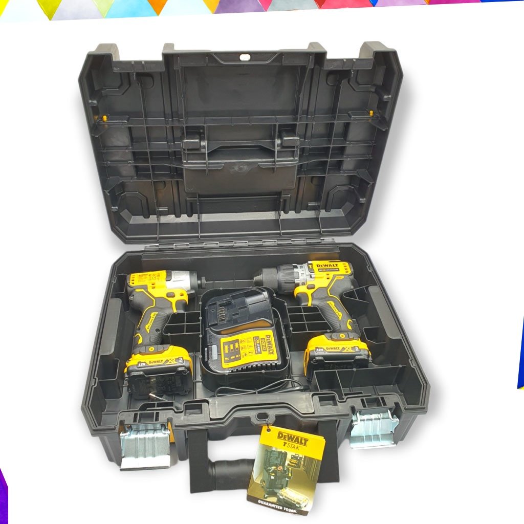 Dewalt DCK2111L2T-QW kit herramientas a batería 12V (DCD706 + DCF801) » Pro  Ferretería