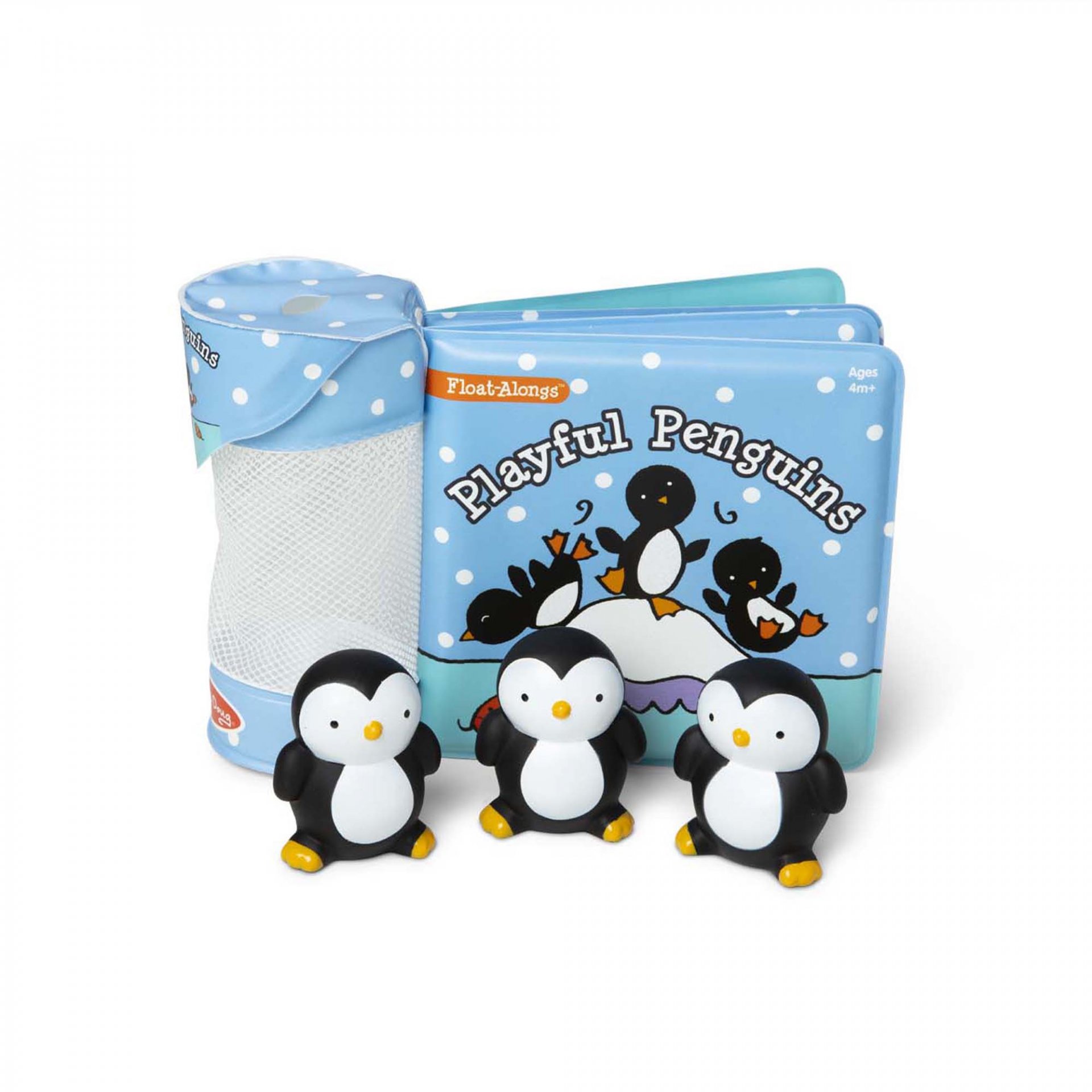 [หนังสือลอยน้ำ] รุ่น 31202 หนังสือลอยน้ำ เพนกวิน 3 ตัว  หนังสือ 4 หน้า Melissa & Doug Float-Alongs - Playful Penguins
