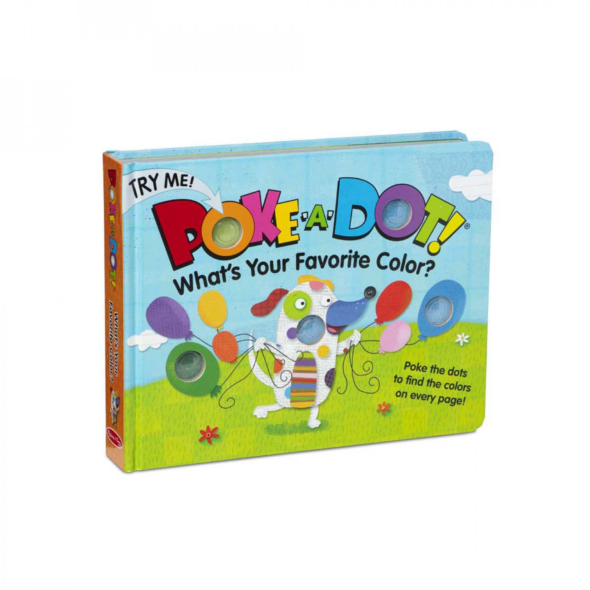 Melissa & Doug รุ่น 31344 Poke-A-Dot: Favorite Color Book หนังสือปุ่มกด รุ่นสี อ่านไป กดไป ดึงดูดความสนใจ สนุก!